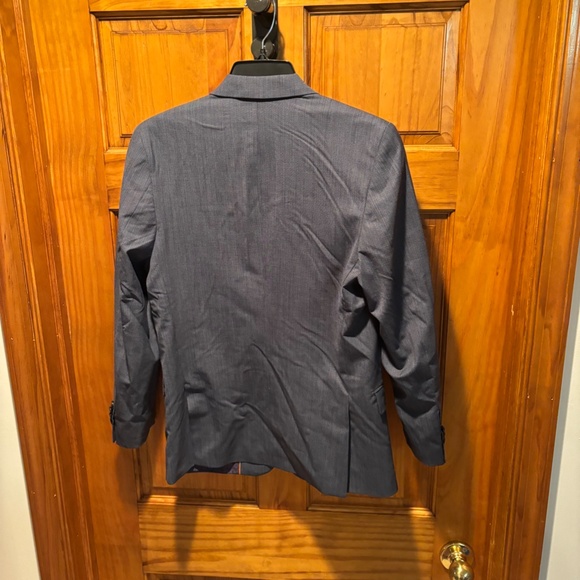 Pino Porte Boys Wool Blend Suit Jacket Blazer in Blue Size 16 NWOT - Picture 3 of 6